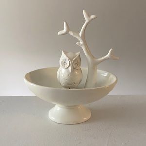 Jewelry Holder Owl & Tree Branch